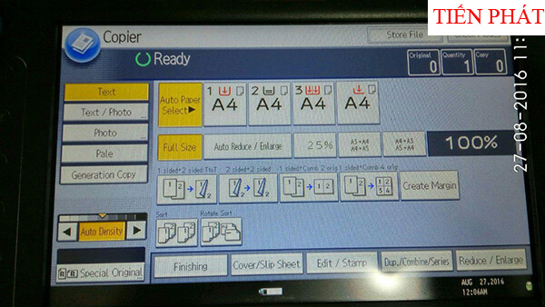 Cách photocopy và scan đậm nét hơn với máy photocopy Ricoh 4 Photocopy và scan đậm nét hơn với máy photocopy Ricoh